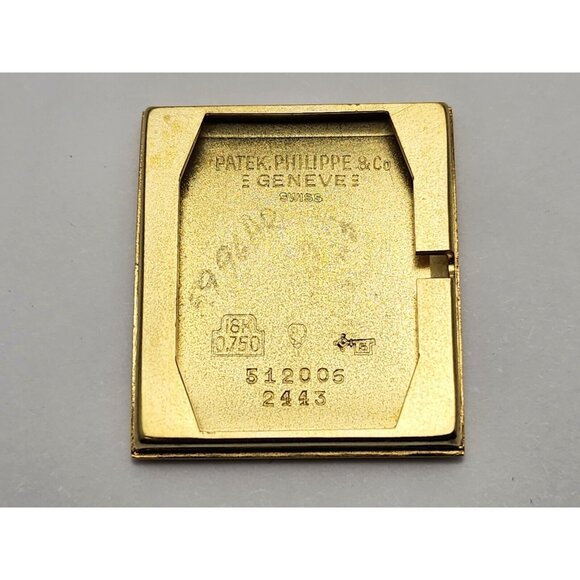 Vintage Patek Philippe 2443 Watch w/ Bold Lugs Circa 1950s 18k Gold 40mm x 26mm - Picture 15 of 16